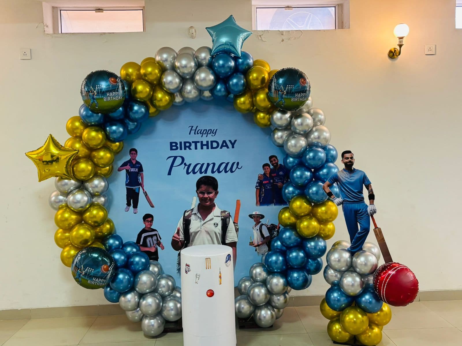 Theme Birthday Decoration setup by Gurugram Balloon Decor